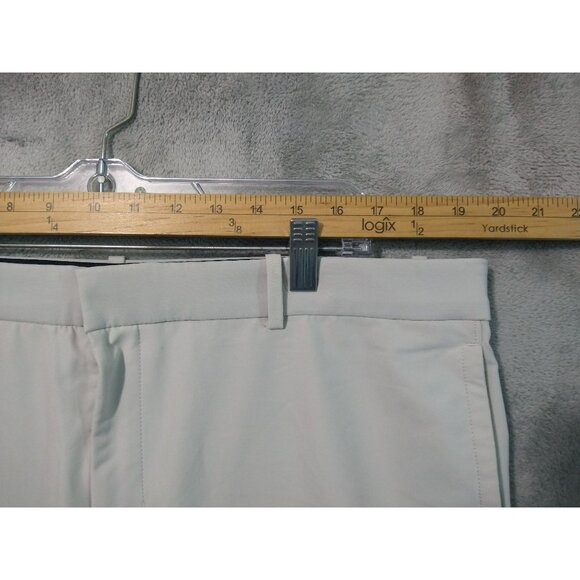 Nike Golf Shorts Mens 38 Beige Flex Performance Flat Front High Rise Stretch - Picture 3 of 10